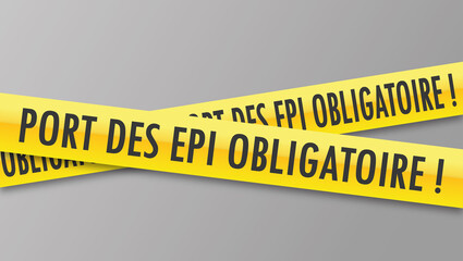 Logo port des epi obligatoire.