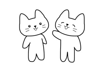 話すコミュニケーション聞く猫さん