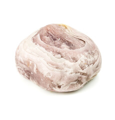 Colorful Chinese pastry Mung Bean with Egg Yolk or moon cake , Chinese festival dessert isolated on white background