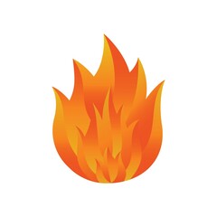 Fire flame design. Fire flame icon. Fire symbols. Vector illustration.