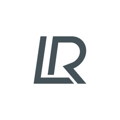 LR logo LR icon LR vector LR monogram LR letter LR minimalist LR triangle LR flat Unique modern flat abstract logo design  