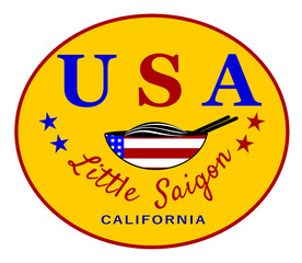 Little Saigon USA California label