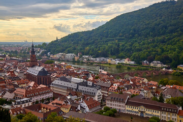 Fototapeta premium view of the old town