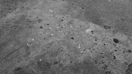 water drops on the sand