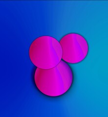 pink and blue