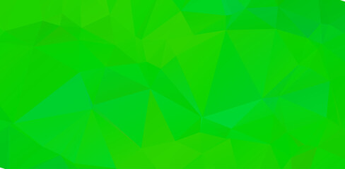 Green vivid geometric abstract bright green blurred mosaic wallpaper with triangle shapes for banner