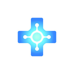 Health Care Medical Cross Hospital Logo Design Graphic Concept