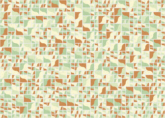Abstract Geometric Pattern generative computational art illustration