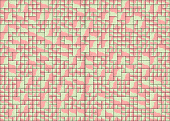 Abstract Geometric Pattern generative computational art illustration