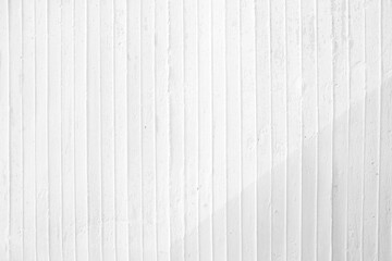 White Concrete Wall Background in Vertical Stripe Lines.