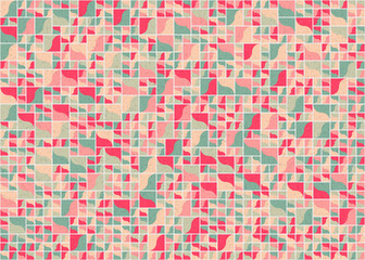 Abstract Geometric Pattern generative computational art illustration