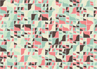 Abstract Geometric Pattern generative computational art illustration