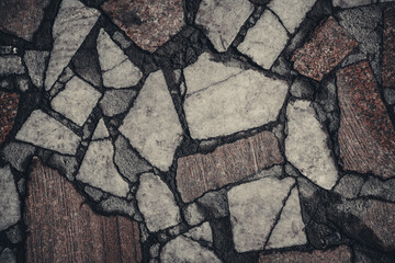 Obraz premium Granite Floor Stone Surface . Close up