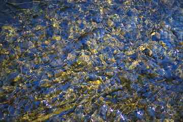 clean transparent fresh water stream background nature abstract