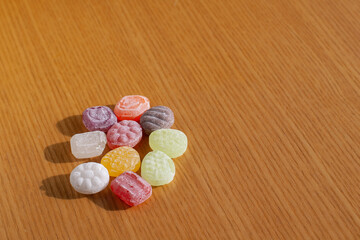 カラフルなキャンディー