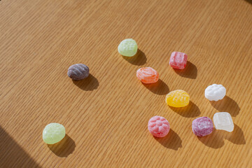 カラフルなキャンディー
