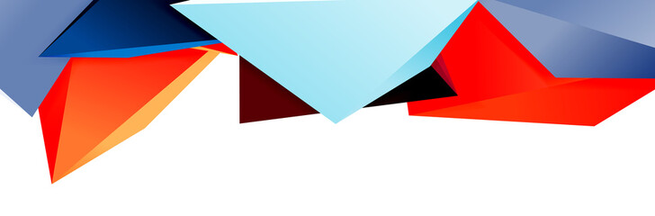 Triangle mosaic abstract background, 3d triangular low poly shapes. Geometric vector illustration for covers, banners, flyers and posters and other