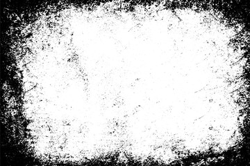 Black and white background. Monochrome grunge background. Abstract texture of dirt, dust, blots, chips. Dirty dirty surface