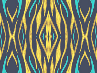 Seamless Zebra Skin Texture. Watercolour Wildlife