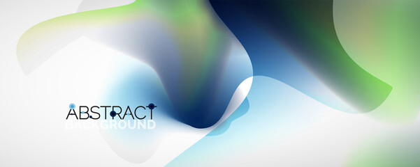 Fluid color gradient abstract background, trendy colorful wallpaper. Vector illustration for placards, brochures, posters, banners and covers