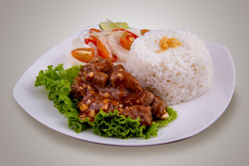 beef Lok Lak traditional khmer food
