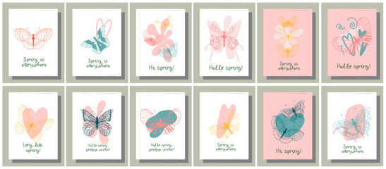 Valentine's day congratulation in abstract style. Modern valentine day congratulation abstract, great design for any purposes