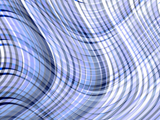 Wave lines blue white stripe fabric abstract background. Men's sarong pattern.