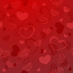 Hearts decoration wallpaper