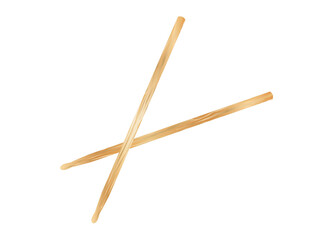 Drumsticks aus Holz mit Maserung
