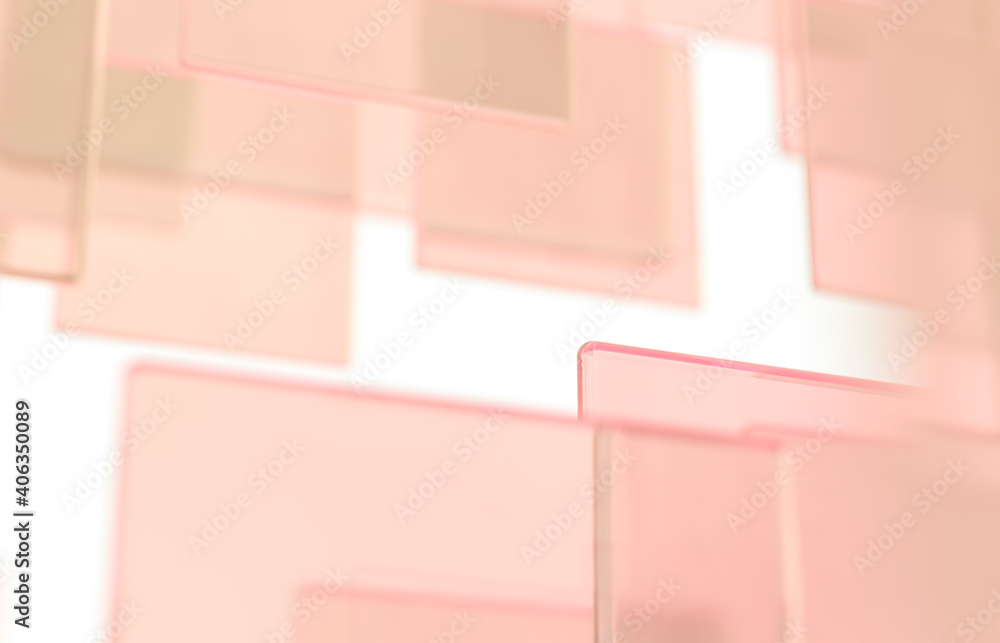 Poster abstract 3d technology background with colorful glass card.