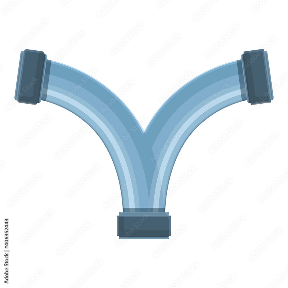 Poster sink pipe icon. cartoon of sink pipe vector icon for web design isolated on white background