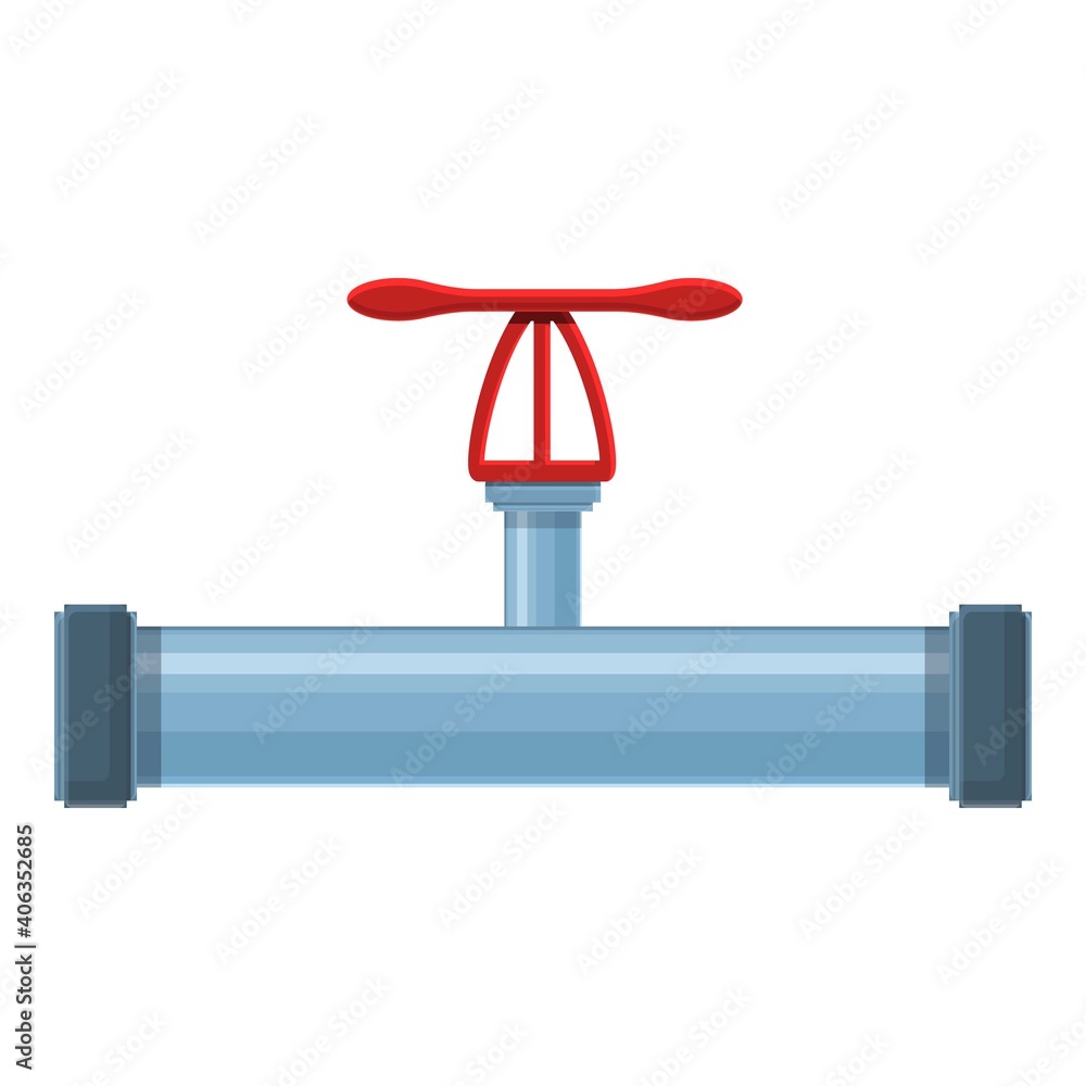 Poster pipe connection icon. cartoon of pipe connection vector icon for web design isolated on white backgr