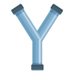 Air pipe icon. Cartoon of air pipe vector icon for web design isolated on white background