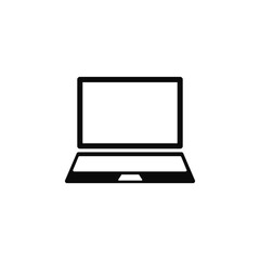Digital devices laptop vector icon eps