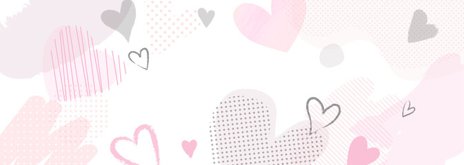 バレンタイン　背景イラスト