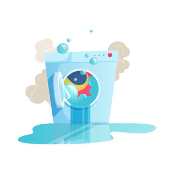 recommend clip art: Damaged Washing Machine Icon