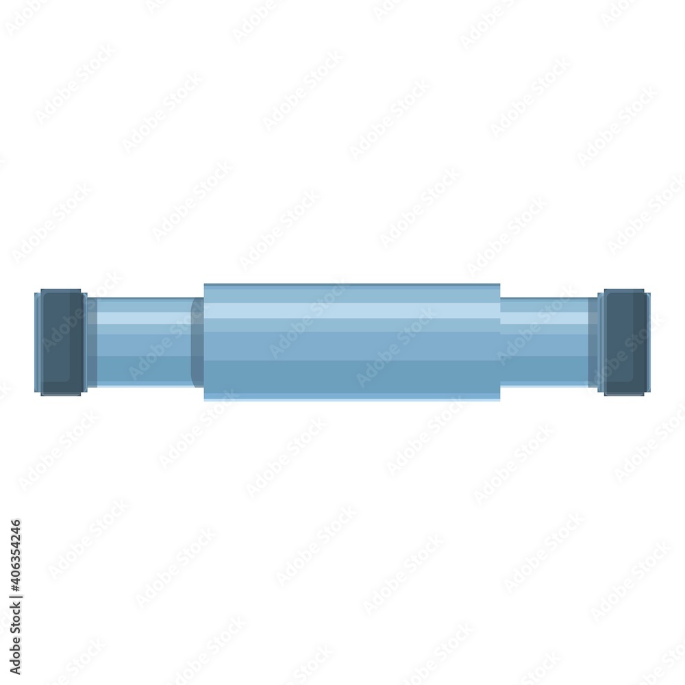 Poster canalization pipe icon. cartoon of canalization pipe vector icon for web design isolated on white ba