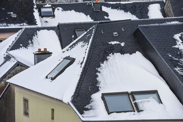 Belgique Wallonie Arlon Lorraine neige hiver fenetres