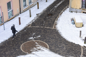 Belgique Wallonie Arlon Lorraine neige hiver