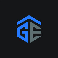 AGE logo AGE icon AGE vector AGE monogram AGE letter AGE minimalist AGE triangle AGE flat Unique modern flat abstract logo design  