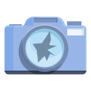 Broken camera icon. Cartoon of broken camera vector icon for web design isolated on white background