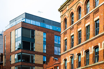 Fototapeta na wymiar Manchester brick building