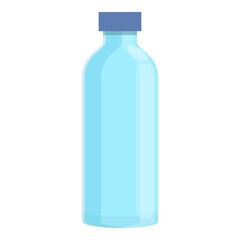 Water bottle icon. Cartoon of water bottle vector icon for web design isolated on white background