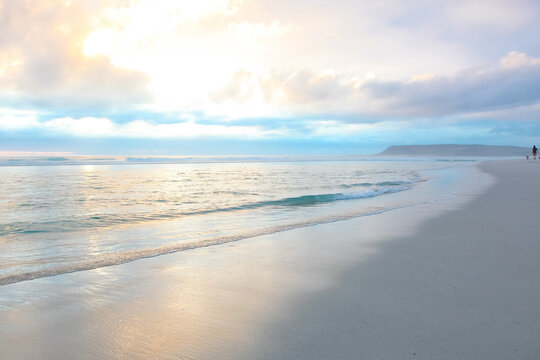 Amazing view of the beautiful pictures of the Atlantic ocean from the town of Cape in South Africa