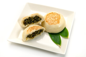 野沢菜漬け入りのお焼き