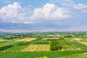 Fototapeta na wymiar panoramic view of Ararat Valley, Armenia