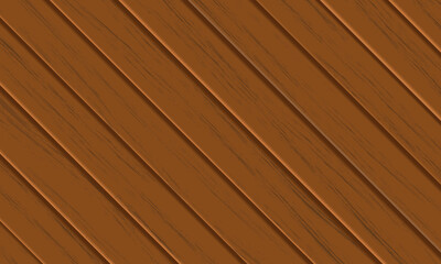 Seamless brown wood texture pattern design background, diagonally directed boards, wavy  fibers