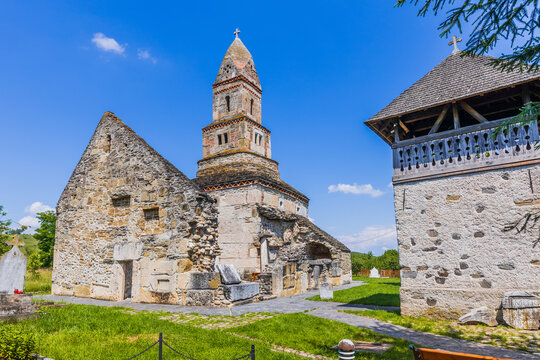 Densus Church, Romania. The oldest stone church in Romania.