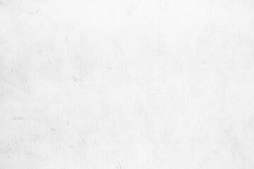 White Grunge Concrete Wall Texture Background with Cat Footprint Scratches on Surface.