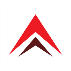 group arrow red logo design